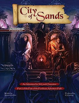 portada City of Sands: Part 2 of 6 in the Fate of the Forebears Adventure Path (Pathfinder RPG Compatible)