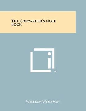 portada the copywriter's note book (en Inglés)