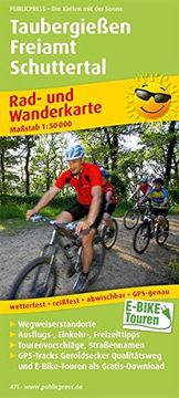 portada Rad- und Wanderkarte Taubergießen, Freiamt, Schuttertal: Mit Ausflugszielen, Einkehr- & Freizeittipps, Wetterfest, Reissfest, Abwischbar, Gps-Genau. 1: 50000 (en Alemán)