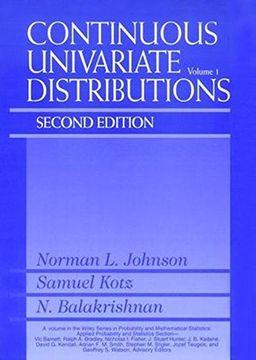 portada Continuous Univariate Distributions 