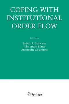 portada Coping with Institutional Order Flow (en Inglés)