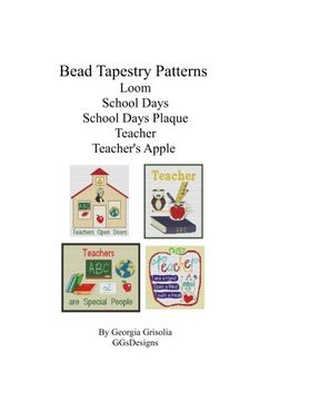 portada Bead Tapestry Patterns loom school days school days plaque teacher teacher's a