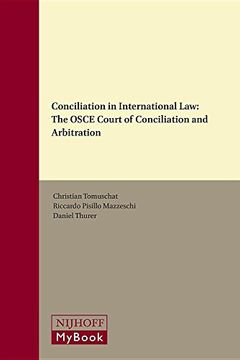 portada Conciliation in International Law: The OSCE Court of Conciliation and Arbitration (en Inglés)