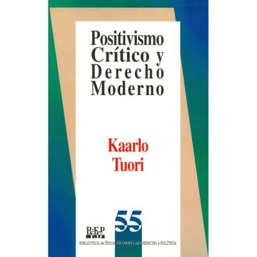portada Positivismo Crítico y  Derecho Moderno