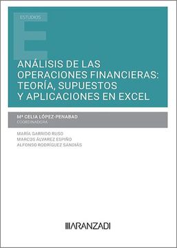 portada Analisis de las Operaciones Financieras: Teoria, Supuestos y Aplicaciones en Excel (in Spanish)