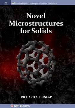 portada Novel Microstructures for Solids (en Inglés)