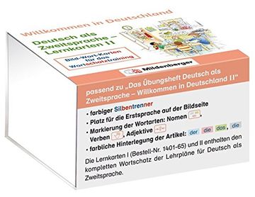 portada Willkommen in Deutschland - Lernkarten Deutsch als Zweitsprache ii: Bild-Wort-Karten Fã¼R das Wortschatztraining (en Alemán)