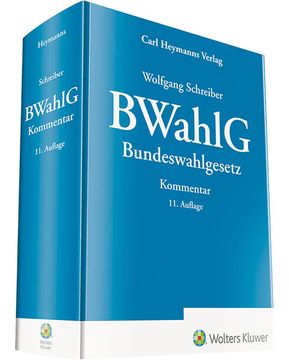 portada Bwahlg Bundeswahlgesetz Kommentar (en Alemán)