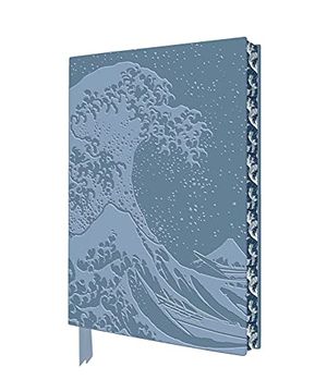 portada Hokusai: Great Wave Artisan art Notebook (Flame Tree Journals) (Artisan art Notebooks) 