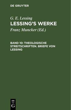 portada Theologische Streitschriften. Briefe von Lessing (en Alemán)