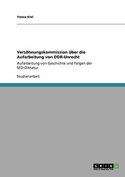 portada Versöhnungskommission über die Aufarbeitung von DDR-Unrecht (German Edition)