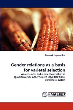 portada gender relations as a basis for varietal selection