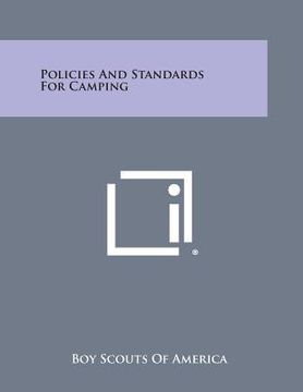portada Policies And Standards For Camping