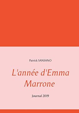 portada L'année D'emma Marrone: Journal 2019 (Books on Demand) (en Francés)