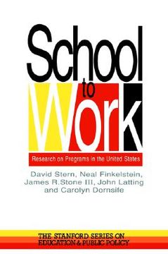 portada school to work: research on programs in the united states
