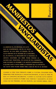 portada Manifiestos Vanguardistas (in Spanish)