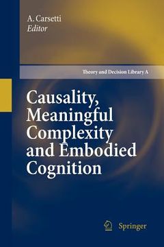portada causality, meaningful complexity and embodied cognition (en Inglés)