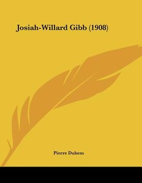 portada josiah-willard gibb (1908) (en Inglés)