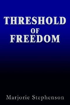 portada threshold of freedom (en Inglés)