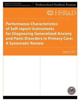 portada Performance Characteristics of Self-report Instruments for Diagnosing Generalized Anxiety and Panic Disorders in Primary Care: A Systematic Review (en Inglés)