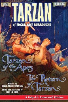 portada Tarzan of the Apes and The Return of Tarzan: The Tarzan Duology of Edgar Rice Burroughs: A Pulp-Lit Annotated Edition (en Inglés)