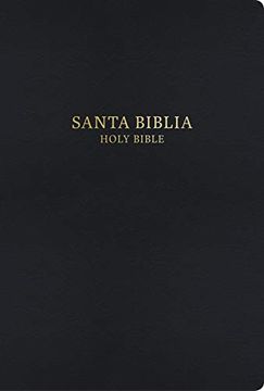 portada santa biblia holy bible version reina-valera 1960/king james version/black leather (in Spanish)