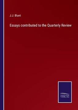 portada Essays contributed to the Quarterly Review