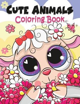 portada Cute Animals: Adults Coloring Book Stress Relieving Unique Design