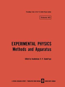portada Experimental Physics: Methods and Apparatus (en Inglés)