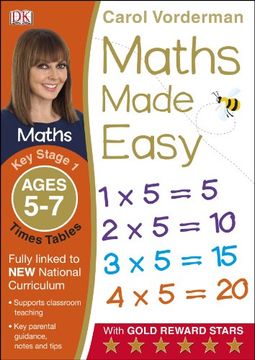 portada Maths Made Easy Times Tables. Ages 5-7 Key Stage 1 (Carol Vorderman's Maths Made Easy)