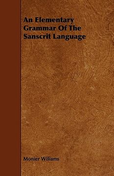 portada an elementary grammar of the sanscrit language (en Inglés)