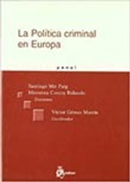 portada Politica criminal en europa, la.