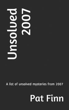portada Unsolved 2007 (en Inglés)