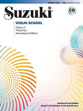 portada Suzuki Violin School: Violin Part, Book & cd, Asian Edition: 2 (en Inglés)