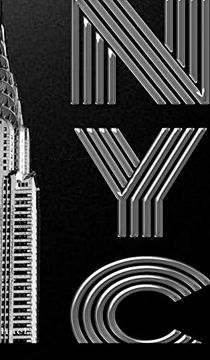 portada Iconic Chrysler Building new York City Drawing Writing Creative Blank Journal (en Inglés)
