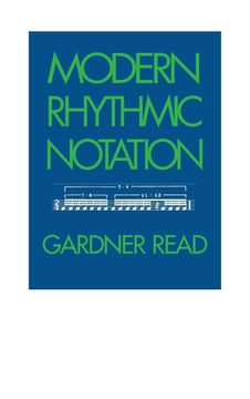 portada Modern Rhythmic Notation (en Inglés)