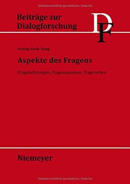 portada Aspekte Des Fragens (Beitrage Zur Dialogforschung) (German Edition)