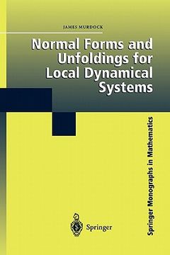 portada normal forms and unfoldings for local dynamical systems