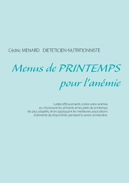 portada Menus de printemps pour l'anémie (en Francés)