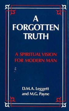 portada A Forgotten Truth: A Spiritual Vision for Modern Man