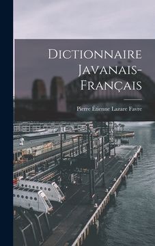 portada Dictionnaire Javanais-Français (in French)
