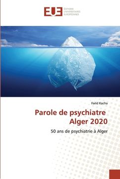 portada Parole de psychiatre Alger 2020