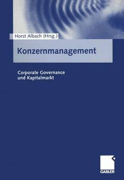 portada Konzernmanagement: Corporate Governance Und Kapitalmarkt (in German)