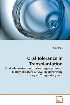 portada oral tolerance in transplantation