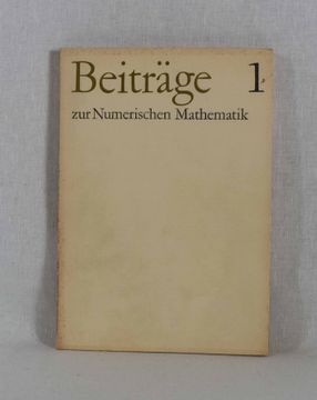 portada Beiträge zur Numerischen Mathematik 1. 
