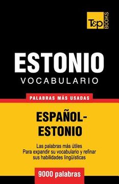 portada Vocabulario español-estonio - 9000 palabras más usadas
