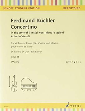 portada Concertino in d Minor, op. 15: Violin and Piano 