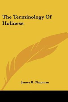 portada the terminology of holiness (en Inglés)