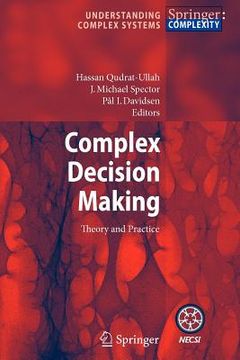 portada complex decision making: theory and practice (en Inglés)