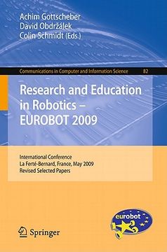 portada research and education in robotics - eurobot 2009